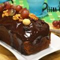 Bizcocho de calabacín con nueces y chocolate