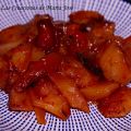 PATATAS EN SALSA BARBACOA