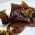 Crepe de chocolate con mousse de chocolate[...]