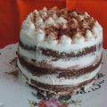 PASTEL TERCIOPELO BLANCO CON NATA Y TRUFA!!!