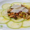 Carpaccio de calabacín con frutos secos