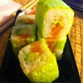 maki con cobertura verde