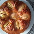 Bizcocho de cuajada, manzana y frutos secos