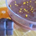 Mousse de chocolate y naranja