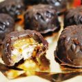 Bombones de dulce de leche y nueces