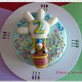 Tarta Globo Pato  Donald
