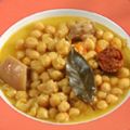 Garbanzos con chorizo