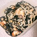 Spaghetti al nero di seppia ai frutti di mare.[...]