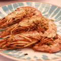 Langostinos al coñac