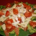 Ensalada de ahumados agridulce