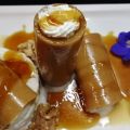 Canelones de caquis