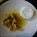 Guiso de pollo al curry