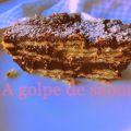Tarta de chocolate con galletas