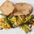Seitán con verduras
