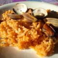 Arroz del emancipado en el  micro