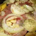 Perca al horno