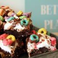Brownie Marshmallow Crunch Bars
