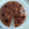 Bizcocho de petit suisse decorado con corazones[...]