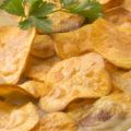 Sopa de plátano verde con boniato