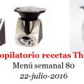 Menú semanal 81  con thermomix
