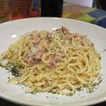 Espagueti Carbonara de Menú
