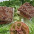 Hamburguesas mixtas con queso azul