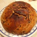 Pan de nueces, bacon y aceitunas