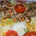 ENSALADA DE POLLO CON VINAGRETA DE ENELDO