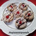 Galletas Rellenas de Flan con Coco