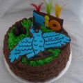 Tarta de Blue, pajaro de Rio