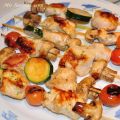 Brochetas pollo