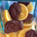 NARANJAS CONFITADAS BAÑADAS EN CHOCOLATE