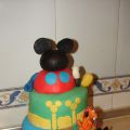 Tarta Mickey y sus amigos.