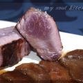 Tataki de atún y peras, la perfecta sencillez