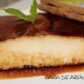 Tarta de queso al flan