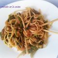 TALLARINES CHINOS CON GAMBAS