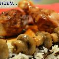 POLLO TERIYAKI Y BROCHETA DE CHAMPIÑONES CON[...]