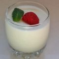 Mousse de yogurt aromatizado en vainilla