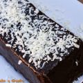 Bizcocho de limón con cobertura de chocolate