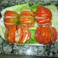 Tomates rellenos asados al horno
