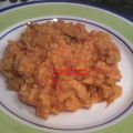 Paella con pollo marinero en thermomix
