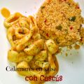Calamares en salsa con cuscús (Thermomix) -12pp-