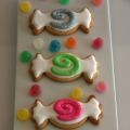 Galletas decoradas de caramelos