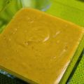 Crema de calabaza y jengibre con quinoa