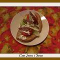 TOSTA VEGETAL CON ANCHOAS