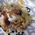 Coliflor gratinada con nata y queso