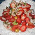 ENSALADA DE GAMBAS Y FRESAS