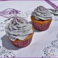 Cupcake con frambuesa sabor a nubes