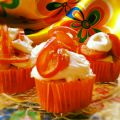Cupcakes de Boniatos y Mandarinas.