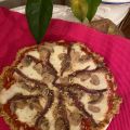 Pizza con base de atún